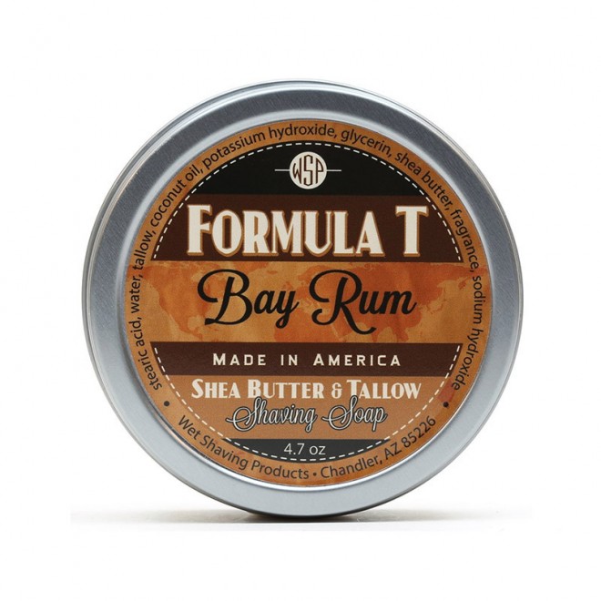 Мило Для Гоління Wsp Formula T Shaving Soap Bay Rum 125 Г