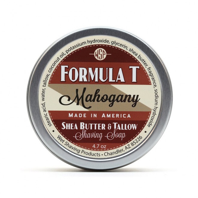 Мыло Для Бритья Wsp Formula T Shaving Soap Mahogany 125 г