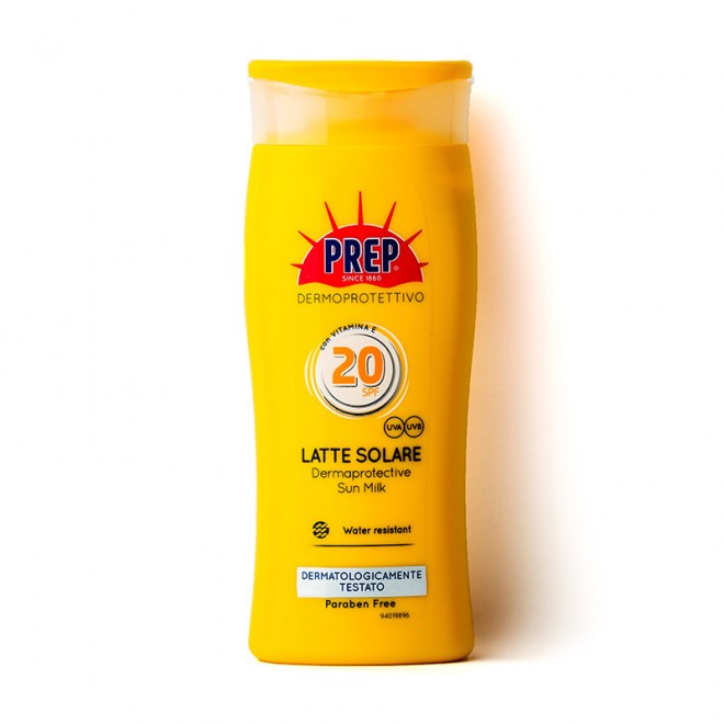Сонцезахисне Молочко Prep Derma Protective Sun Milk SPF 20 З Вітаміном Е 200 Мл 