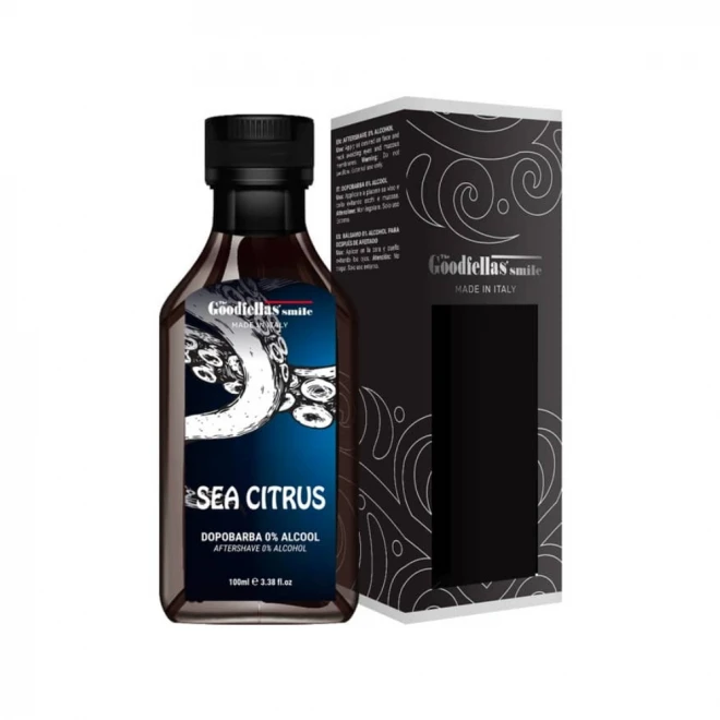 Лосьйон після гоління без спирту The Goodfellas’ Smile Sea Citrus 100 мл – морсько‑цитрусове післягоління без печіння для щоденного комфорту шкіри