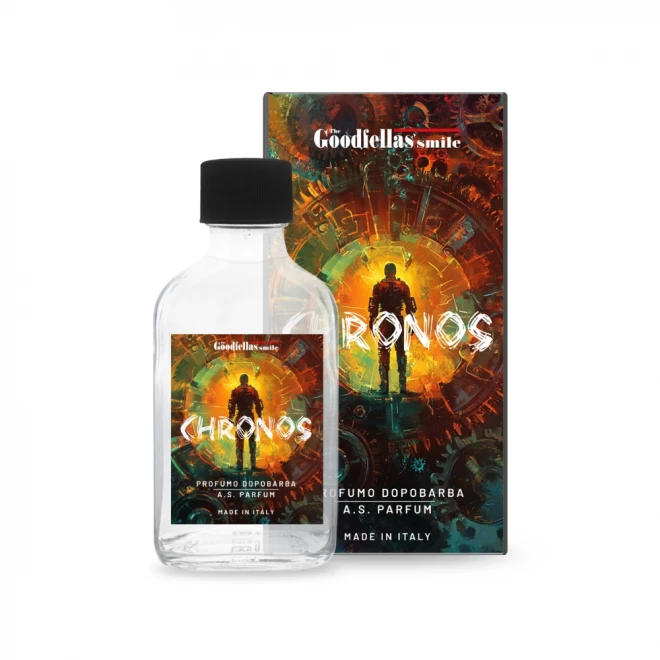 Лосьйон після гоління The Goodfellas Smile Chronos 100 мл – цитрусово‑ананасовий морський аромат з амброво‑деревною базою | висококонцентрований спиртовий aftershave