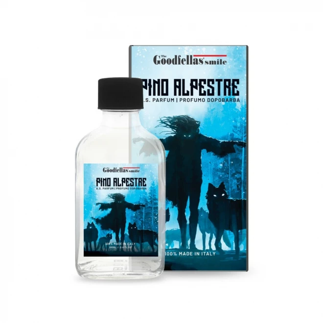 Лосьйон після гоління The Goodfellas Smile Pino Alpestre 100 мл – крижано‑свіжий хвойний aftershave з ментолом | альпійська сосна, евкаліпт, камфора, мускус