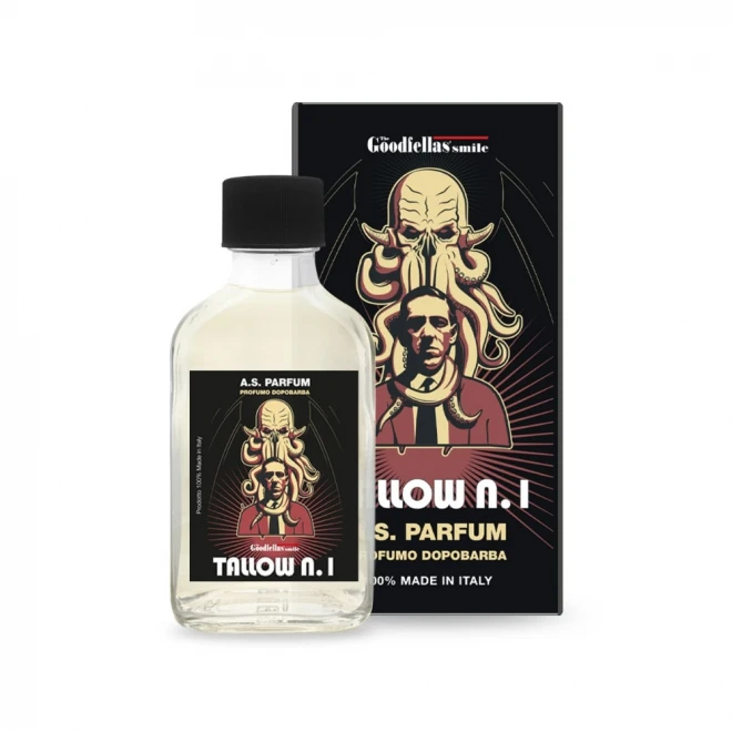 Лосьйон після гоління The Goodfellas Smile Tallow №1 100 мл – парфумований флористично-зелений aftershave з тальковим характером | тваринний жир (tallow), амбра, кедр