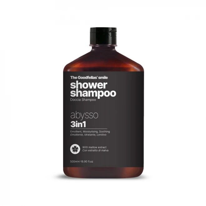 Шампунь (3 в 1) The Goodfellas Smile Abysso 500 мл – гель для душу, шампунь і засіб для тіла з морським свіжим ароматом, з екстрактом мальви