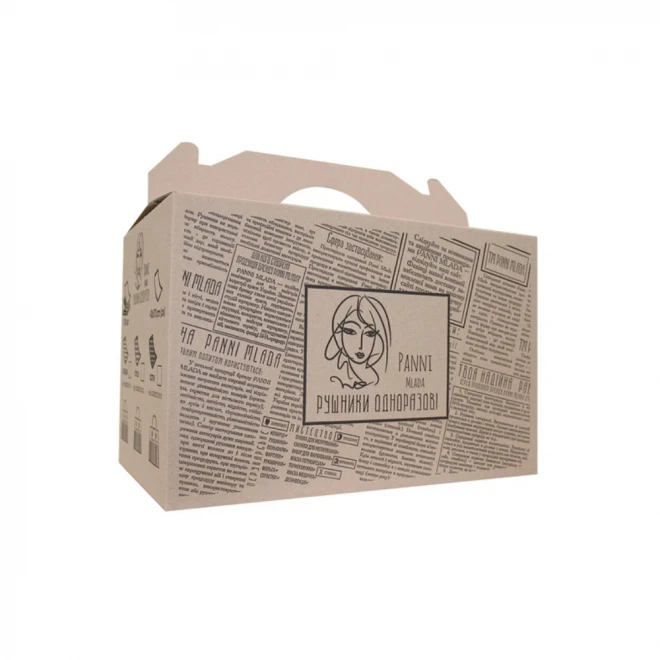 Рушники в коробці Panni Mlada 40×70 см, гладкі, 100 шт (спанлейс) – одноразові рушники для салонів, барбершопів і косметології