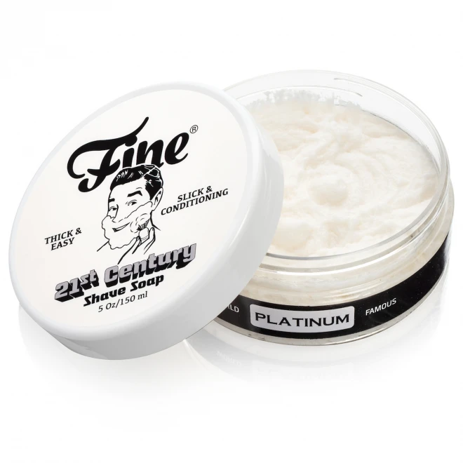 Мило для гоління Fine Classic Shaving Soap - Platinum - NEW Formula 150 мл