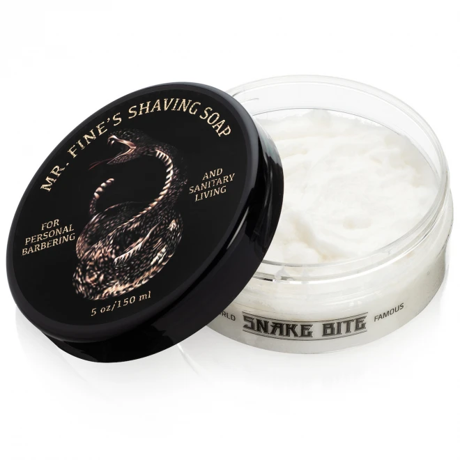 Мило для гоління Fine Classic Shaving Soap - Snake Bite - NEW Formula 150 мл