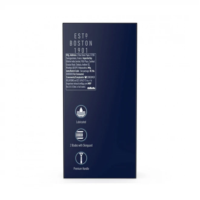 Станок для гоління на касети Gillette King C Navy Blue