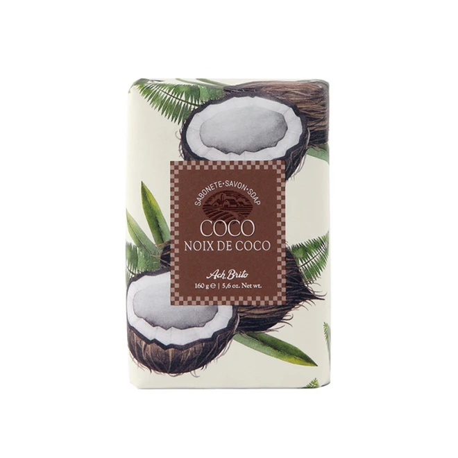 Мило туалетне Ach. Brito Coconut Soap 160 г (Кокосове)