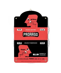 Дверна табличка Proraso Prima&Dopo Opening Hours