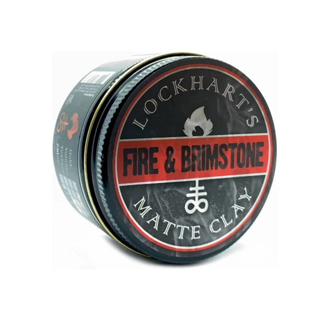 Глина для стилізації волосся Lockhart's Fire & Brimstone Matte Clay 105 гр
