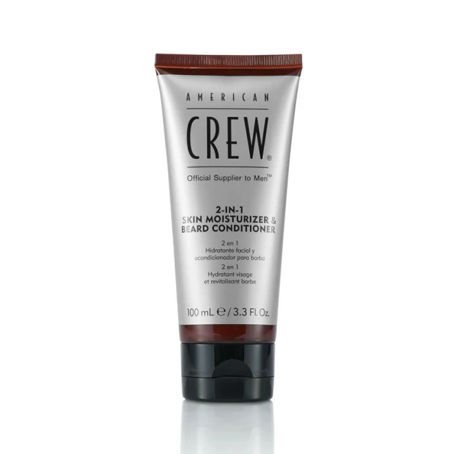 Живильний крем для обличчя та бороди American Crew beard 2 in 1 skin moisturiser & beard conditioner