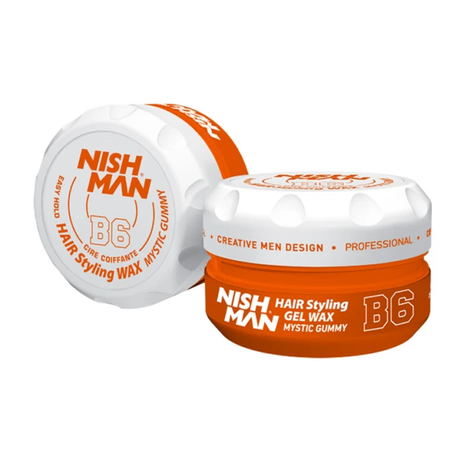 Віск-гель для стилізації волосся Nishman Gel Aqua Wax M.Gummy B6 150 мл