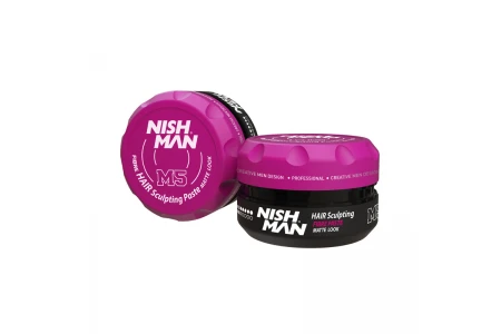 Матова паста для стилізації волосся Nishman Fibre Sculping Paste M5 100 мл