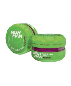 Віск для стилізації волосся Nishman Hair Styling Wax Keratine 05 150 мл