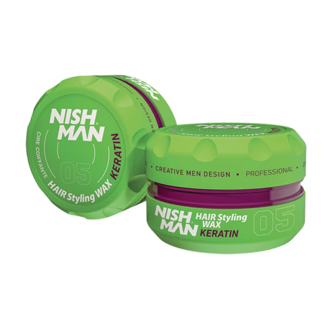 Віск для стилізації волосся Nishman Hair Styling Wax Keratine 05 150 мл