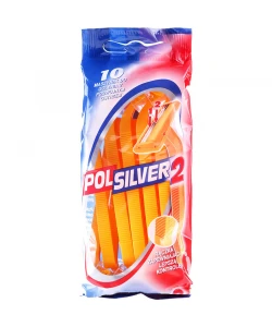 Станки Для Бритья Одноразовые Polsilver 2 10 шт
