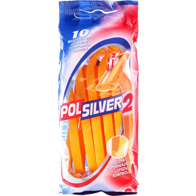 Станки Для Гоління Одноразові Polsilver 2 10 шт