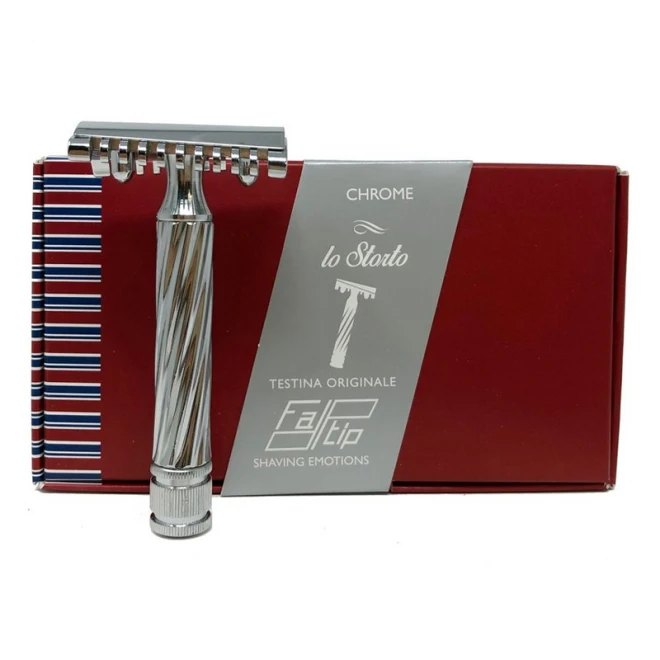 Станок для гоління Т-подібний Fatip Grande Chrome Slant 42138