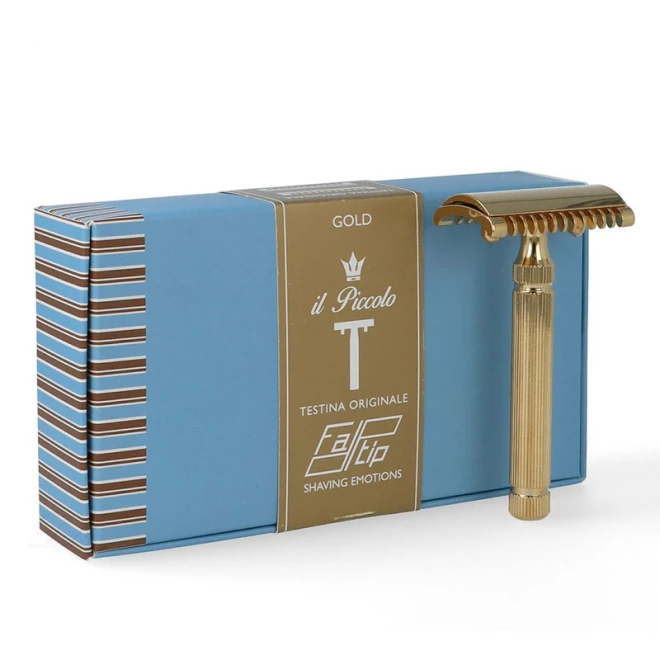 Станок для гоління Т-подібний Fatip Piccolo Gold 42110