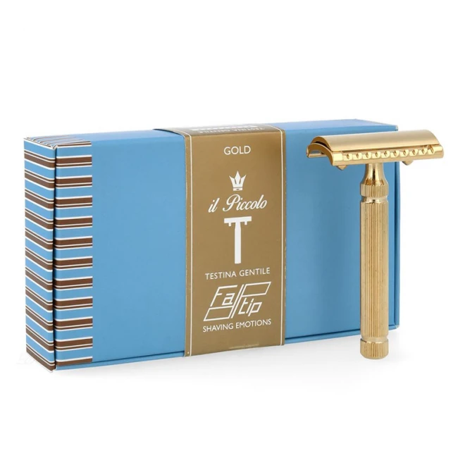 Станок для гоління Т-подібний Fatip Piccolo Gold PC 42130