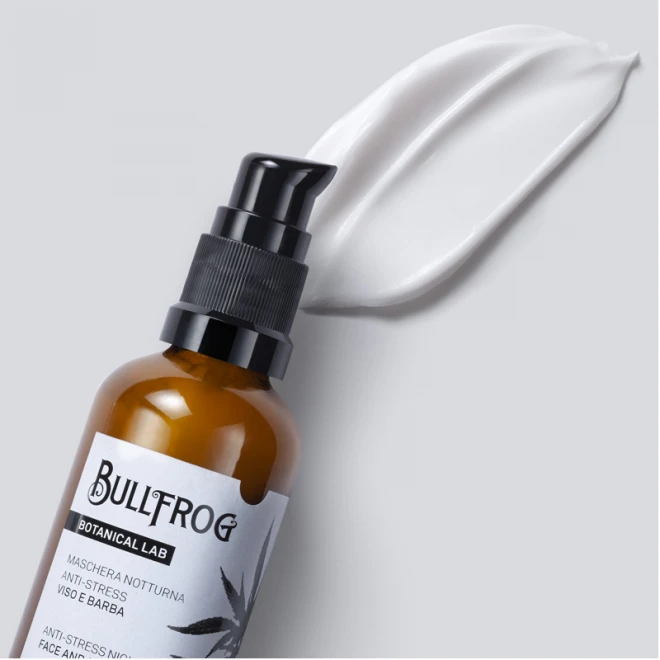 Зволожуюча нічна маска для лиця та бороди Bullfrog Anti-Stress Night Mask 75 мл