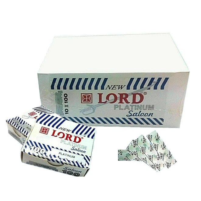 Леза Lord 10x100 Platinum Saloon 1000 шт