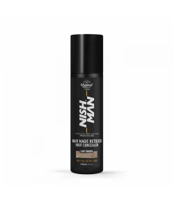 Спрей для маскування сивини Nishman Hair Magic Retouch Root Concealer "Light Brown" 100 мл
