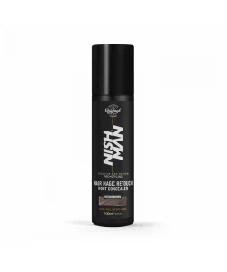 Спрей для маскування сивини Nishman Hair Magic Retouch Root Concealer "Medium Brown" 100 мл