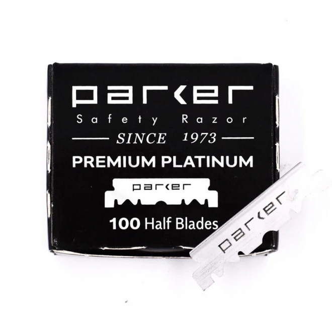Леза Parker Premium Platinum половинки 100 шт