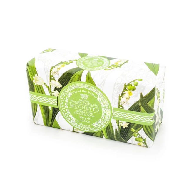Мило туалетне Saponificio Varesino Mughetto Natural Soap 300 г