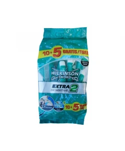 Станки для бритья одноразовые Wilkinson extra 2 sensitive 15 шт