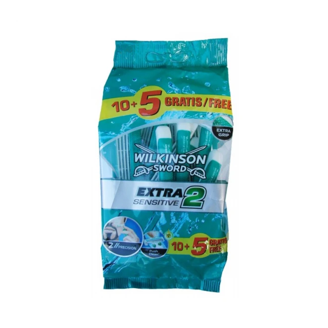 Станки для бритья одноразовые Wilkinson extra 2 sensitive 15 шт
