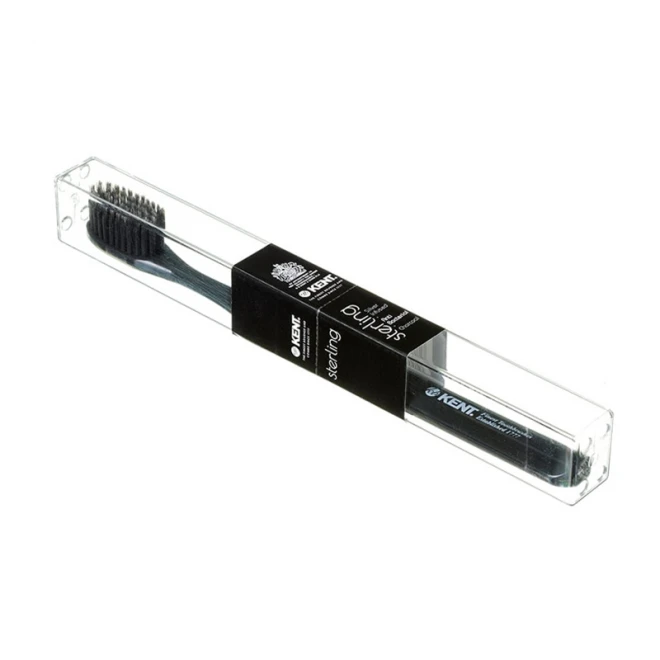 Зубна щітка для чутливих ясен Kent Supersoft Toothbrush Sterling Black