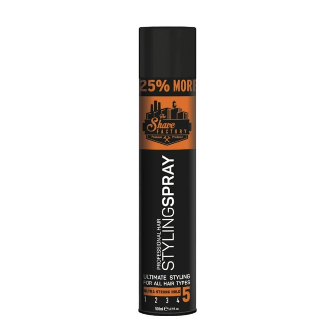 Спрей для стилізації волосся The Shave Factory Ultimate Hair Styling Spray 500 мл
