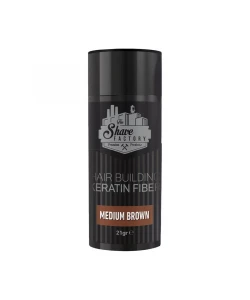 Кератинове волокно для нарощування волосся Shave Factory Keratin Fiber Medium Brown 21г