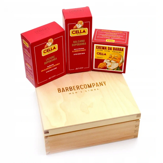Набір для гоління Cella Milano червона лінійка