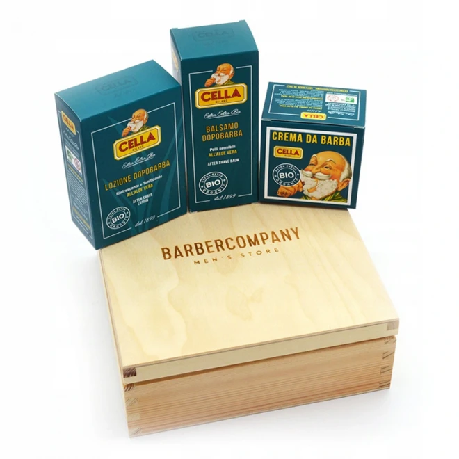 Набір для гоління Cella Milano зелена лінійка