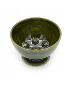 Чаша для гоління керамічна зелена