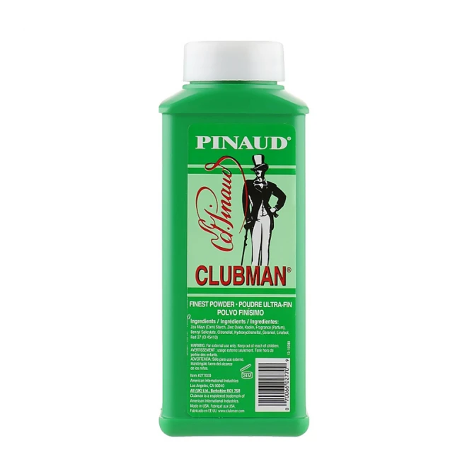 Пудра перукарська Clubman Pinaud Finest Talc 255 г
