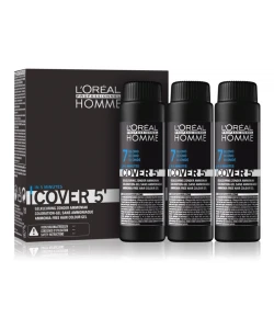 Система маскування сивого волосся рівень 7 L’Oréal Professionnel Homme Cover 5' Blonde 3 x 50 мл