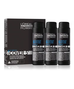 Система маскування сивого волосся рівень 6 L’Oréal Professionnel Homme Cover 5' Dark Blonde 3 x 50 мл