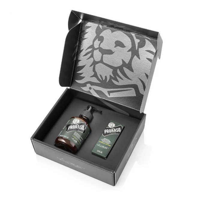 Набір для бороди Proraso Duo Pack Oil + Shampoo Cypress & Vetyver