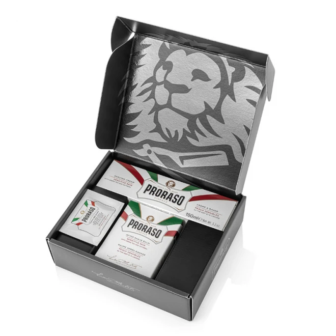 Набір для гоління Proraso Duo Pack Tube + Balm Sensitive