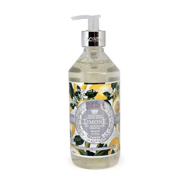 Рідке мило Saponificio Varesino Lemon Liquid Hand & Shower Soap 500 мл
