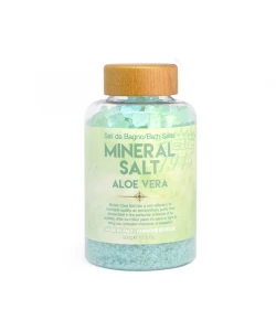 Сіль для ванни Saponificio Varesino Mineral Salt Aloe Vera 500 г