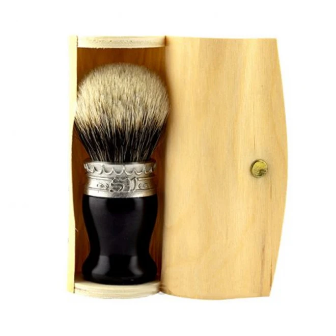 Помазок для гоління Saponificio Varesino Ebony Wood Handle Shave Brush