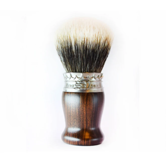 Помазок для гоління Saponificio Varesino Makassar Ebony Handle Shave Brush