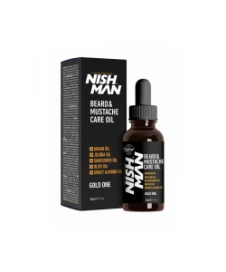 Олія для вус та бороди Nishman Beard & Moustache Care Oil Gold One 30 мл
