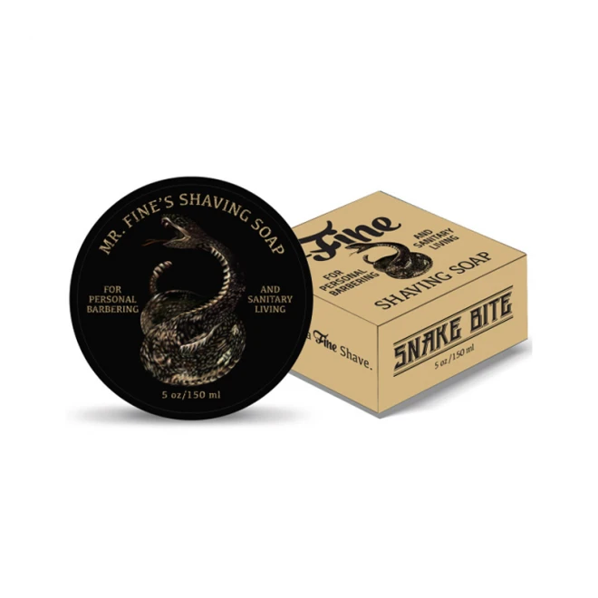Мило для гоління Fine Classic Shaving Soap - Snake Bite - NEW Formula 150 мл